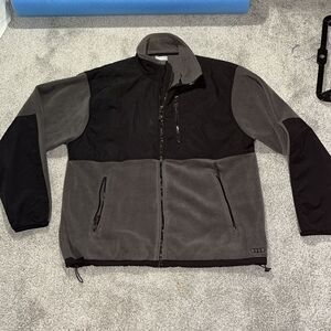 Gray Black Audi Logo OEM Denali Style Men’s Winter Fleece Jacket L Quattro A8 A6